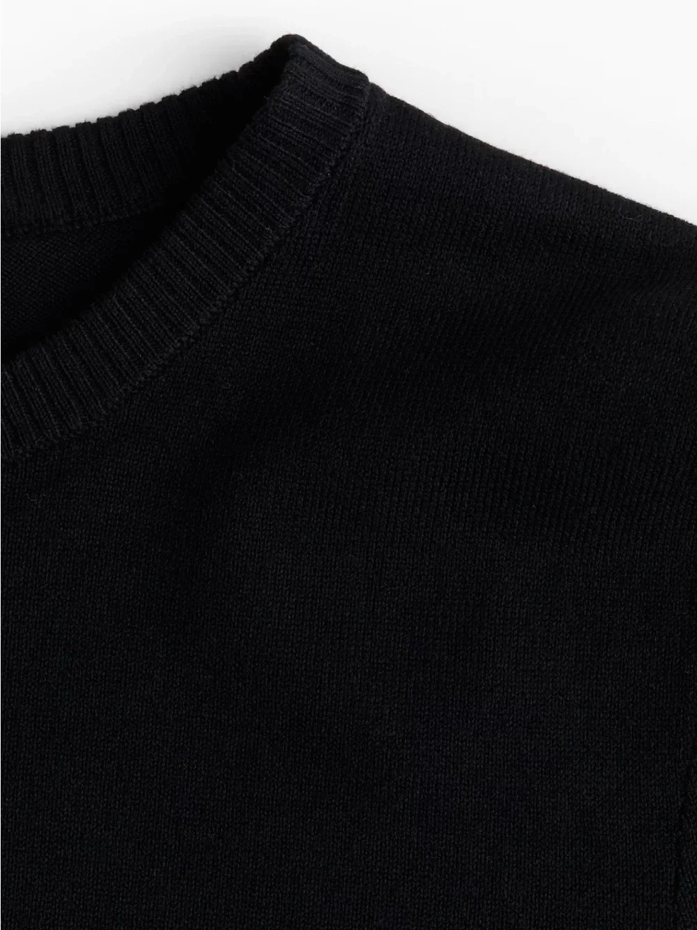 NWT H&M Black Fine Knit Top